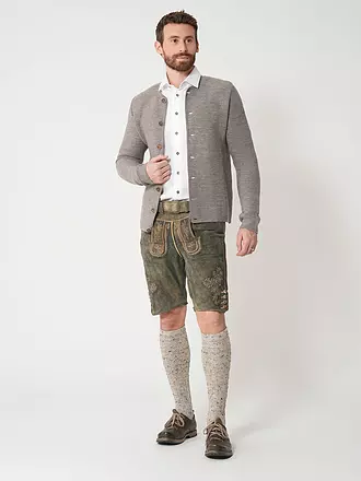 GOTTSEIDANK | Gilet traditionnel en tricot ALOISIUS | beige